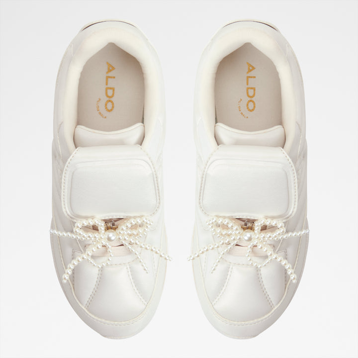 Sapatilhas rasas em branco - GIALDAN