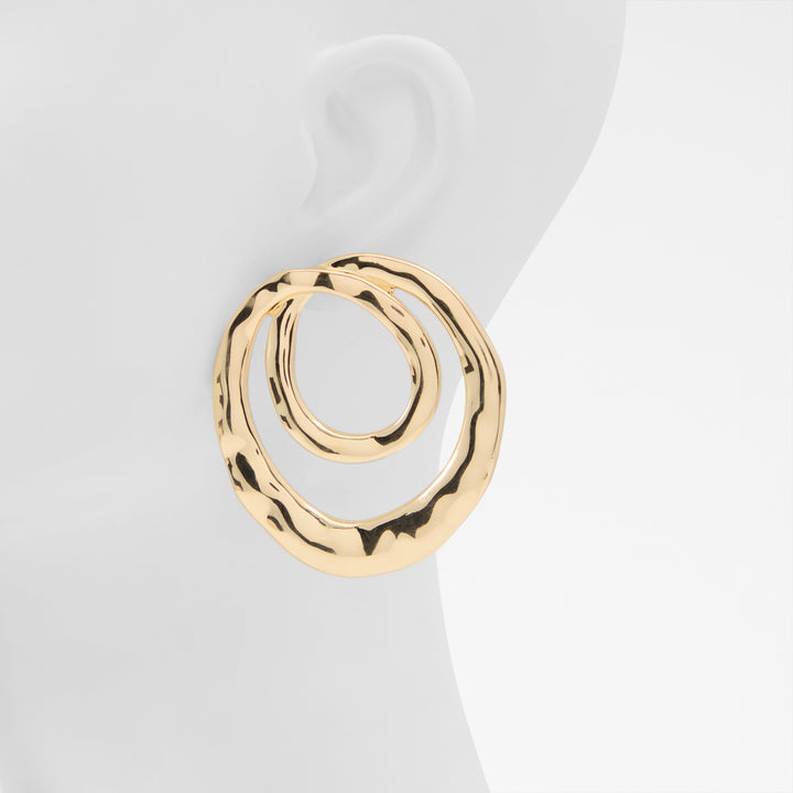 Brincos longos em dourado - GLEEMA