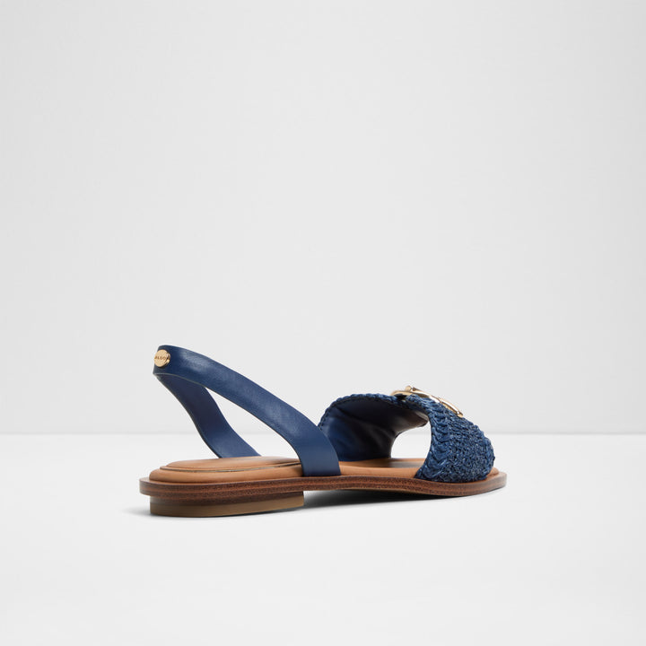 Sandálias rasas em azul marinho - GOASSI