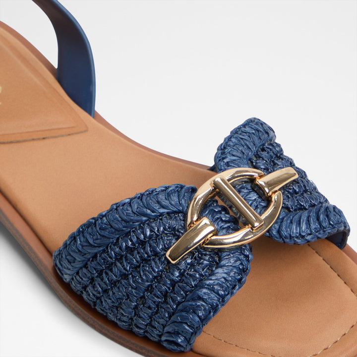 Sandálias rasas em azul marinho - GOASSI