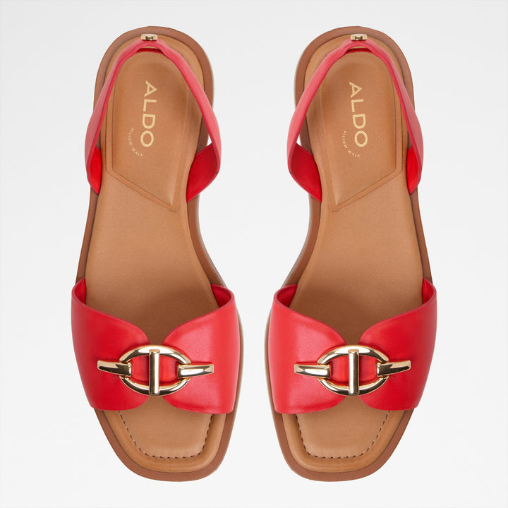 Sandálias rasas em vermelho - GOASSI