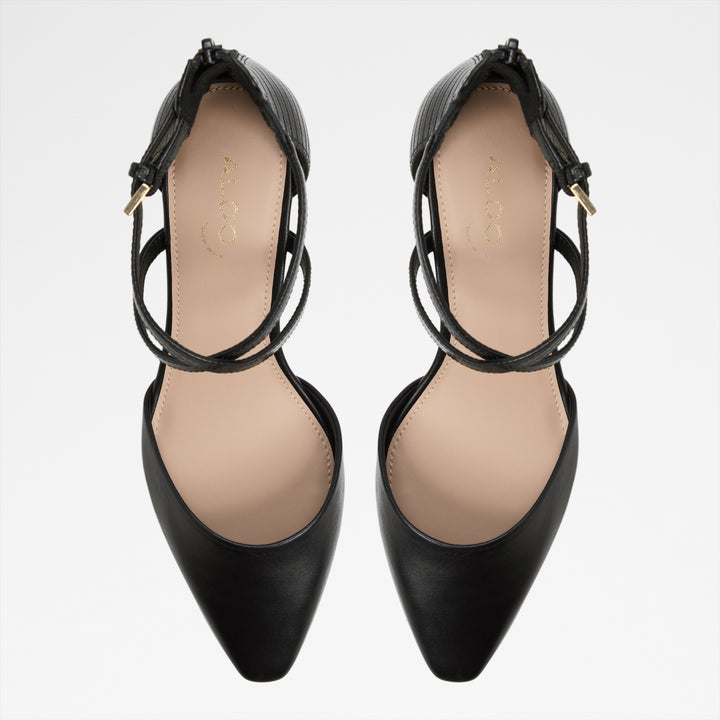 Sapatos em preto, salto em bloco - GRARWEN