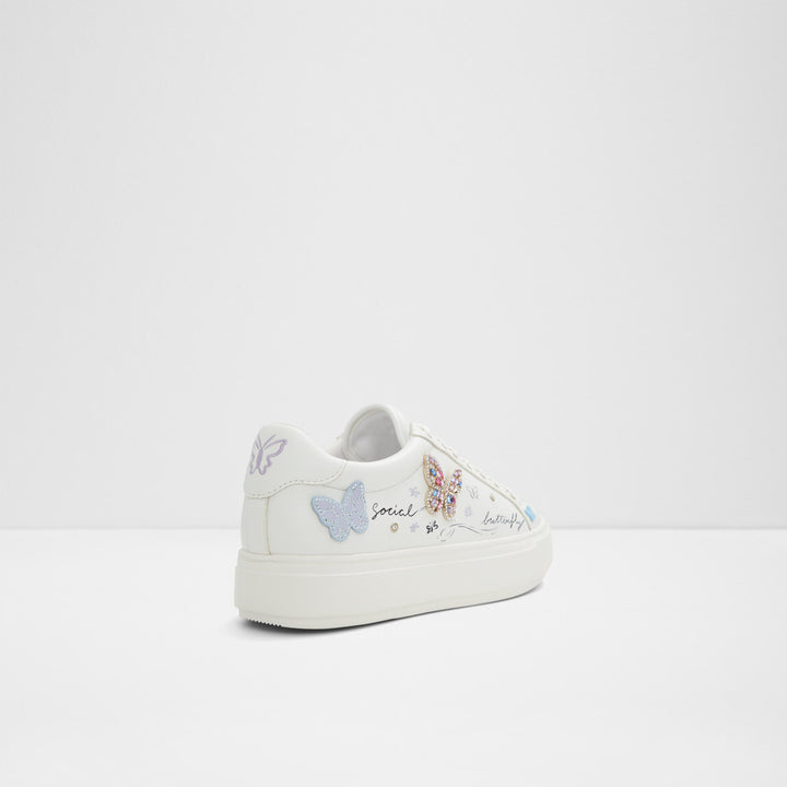 Sapatilhas rasas em branco - GWIRI