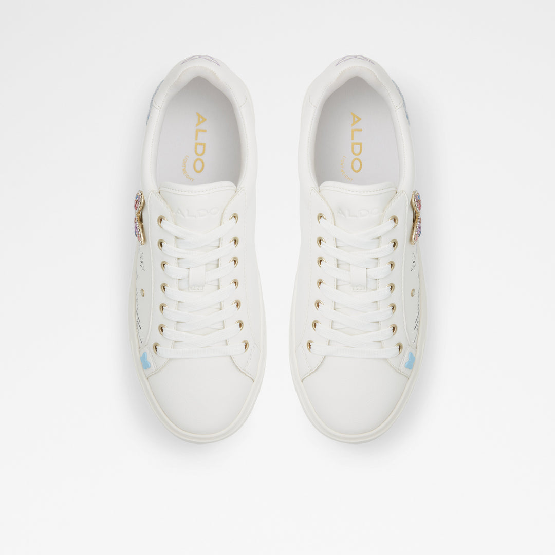 Sapatilhas rasas em branco - GWIRI