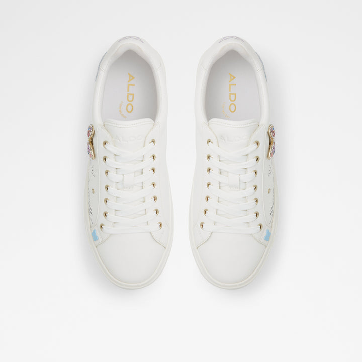 Sapatilhas rasas em branco - GWIRI