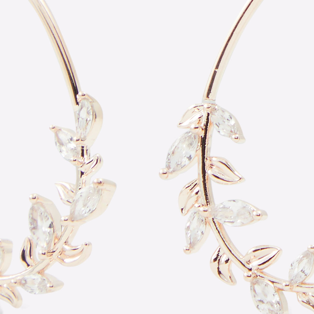 Brincos longos em rosa dourado - HAIATLAN