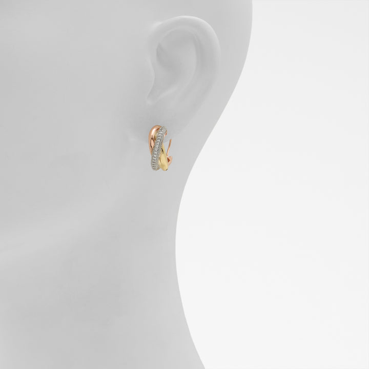 Argolas em dourado, prateado e rosa dourado - HALETERIEL