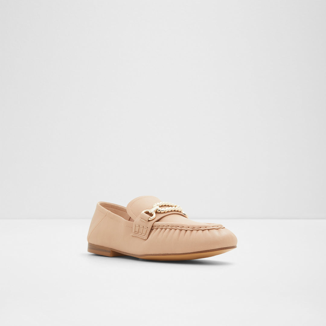 Sapatos rasos em pele bege - HELLEN