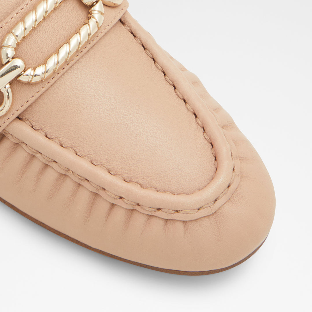 Sapatos rasos em pele bege - HELLEN