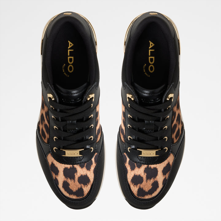 Sapatilhas de cunha em preto - ICONISTEP