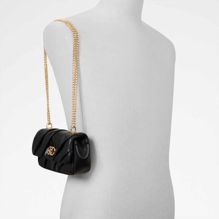 Mala de tiracolo em preto - ISALEA