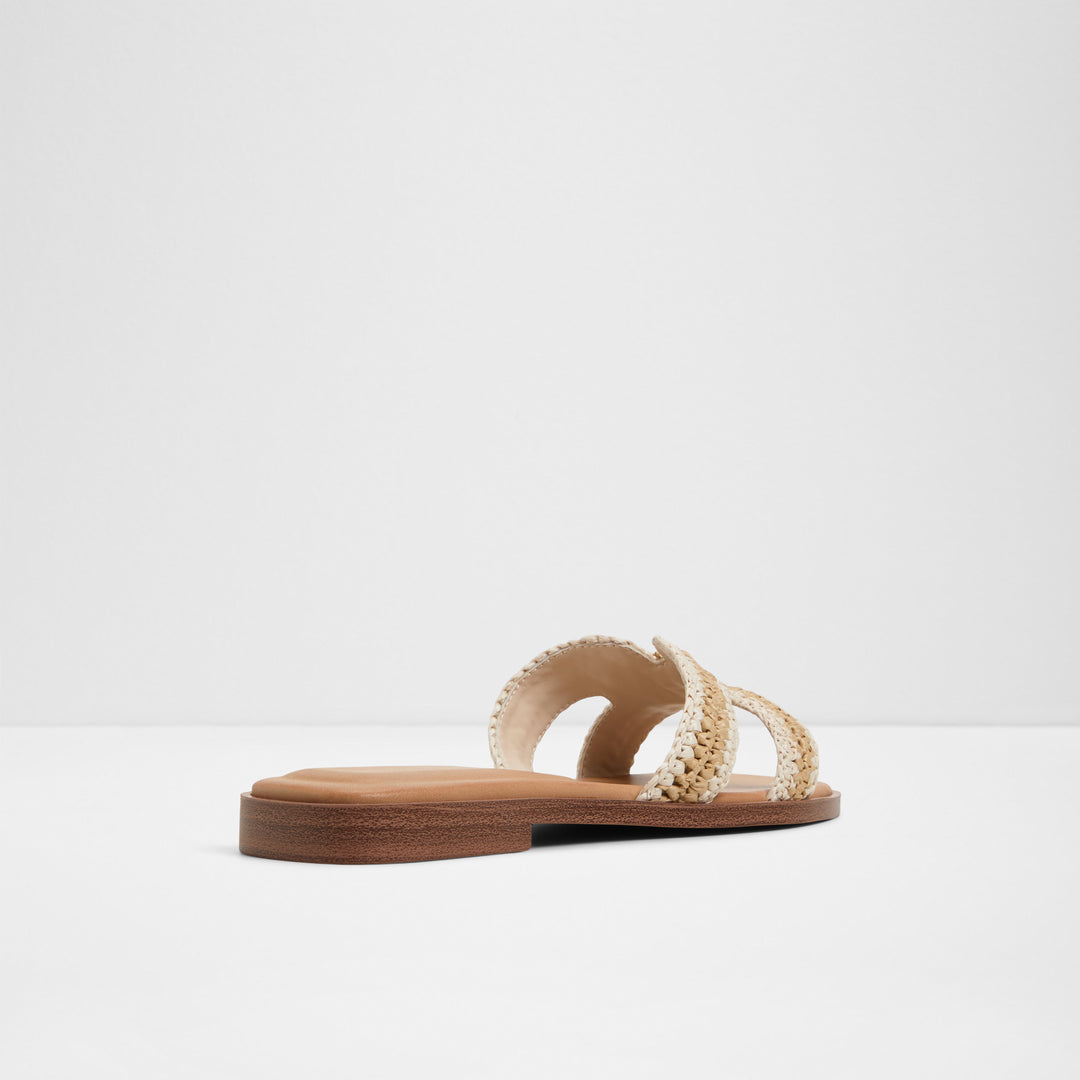 Sandálias rasas em bege - ITSANDAL