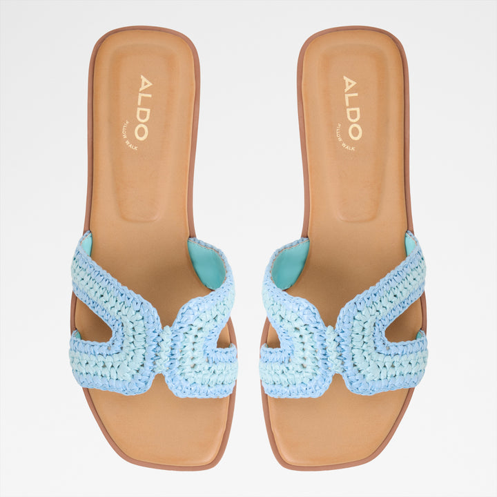 Sandálias rasas em verde - ITSANDAL