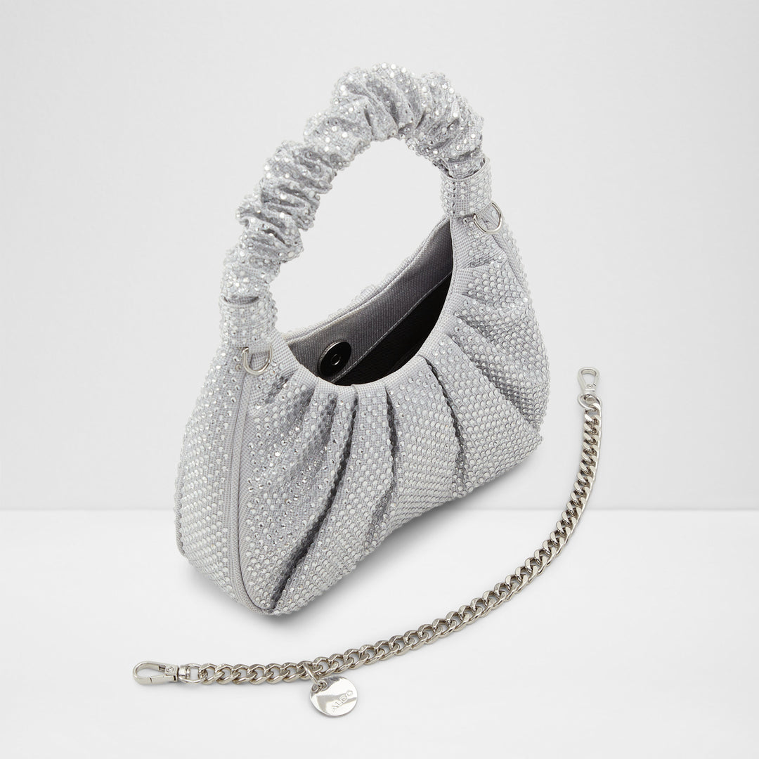 Mala de mão em prateado - IVALIA