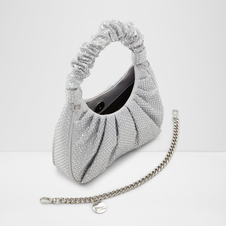 Mala de mão em prateado - IVALIA