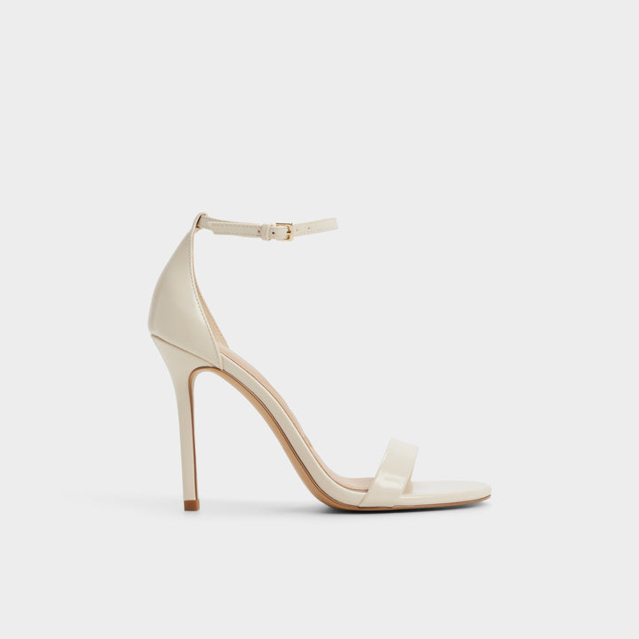 Sandálias em branco cru, salto fino - JACYNTHE