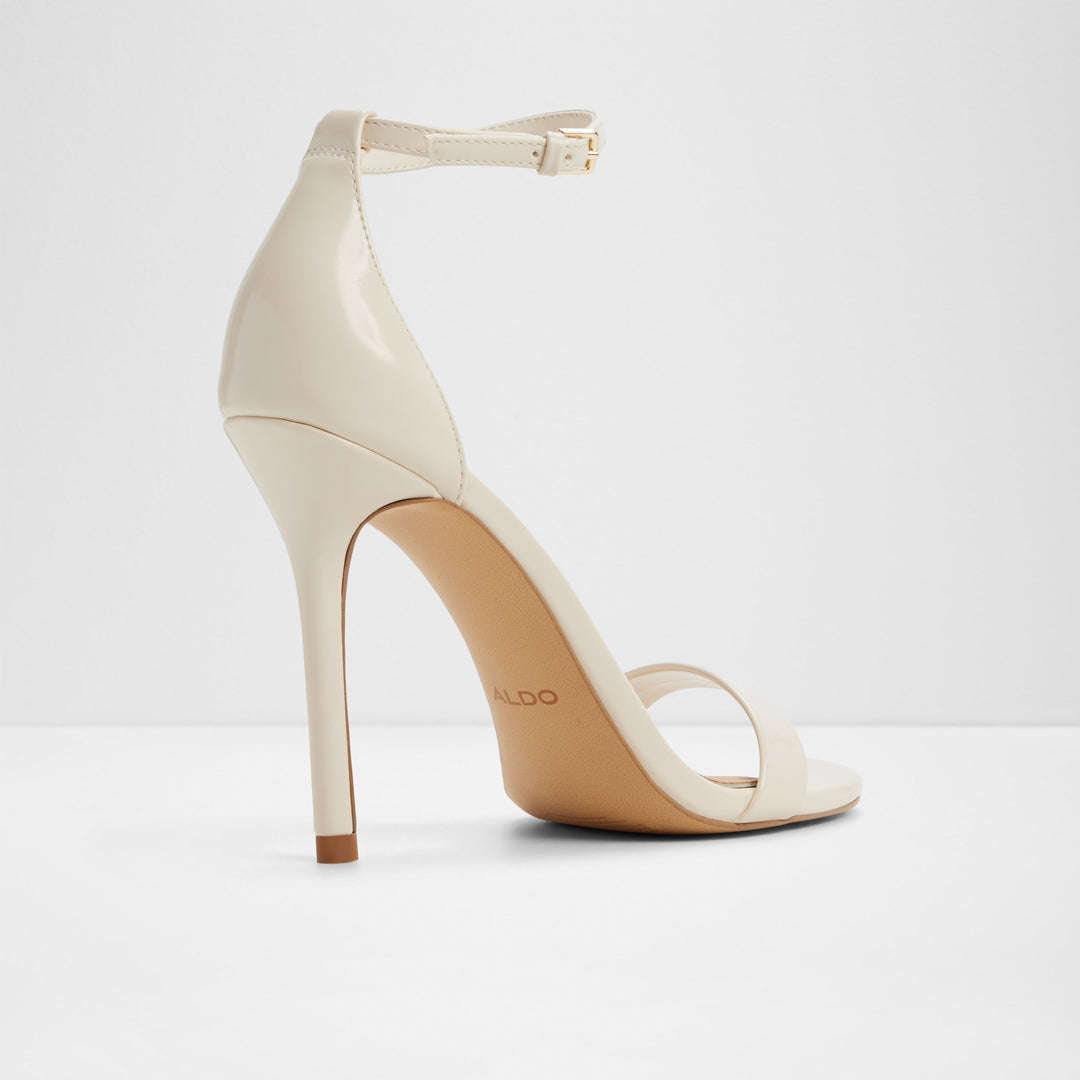 Sandálias em branco cru, salto fino - JACYNTHE