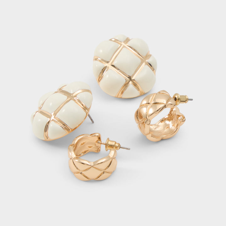 Conjunto de brincos dourados - JAELIN