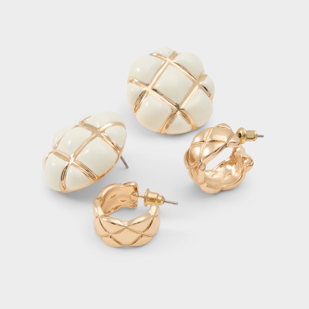 Conjunto de brincos dourados - JAELIN