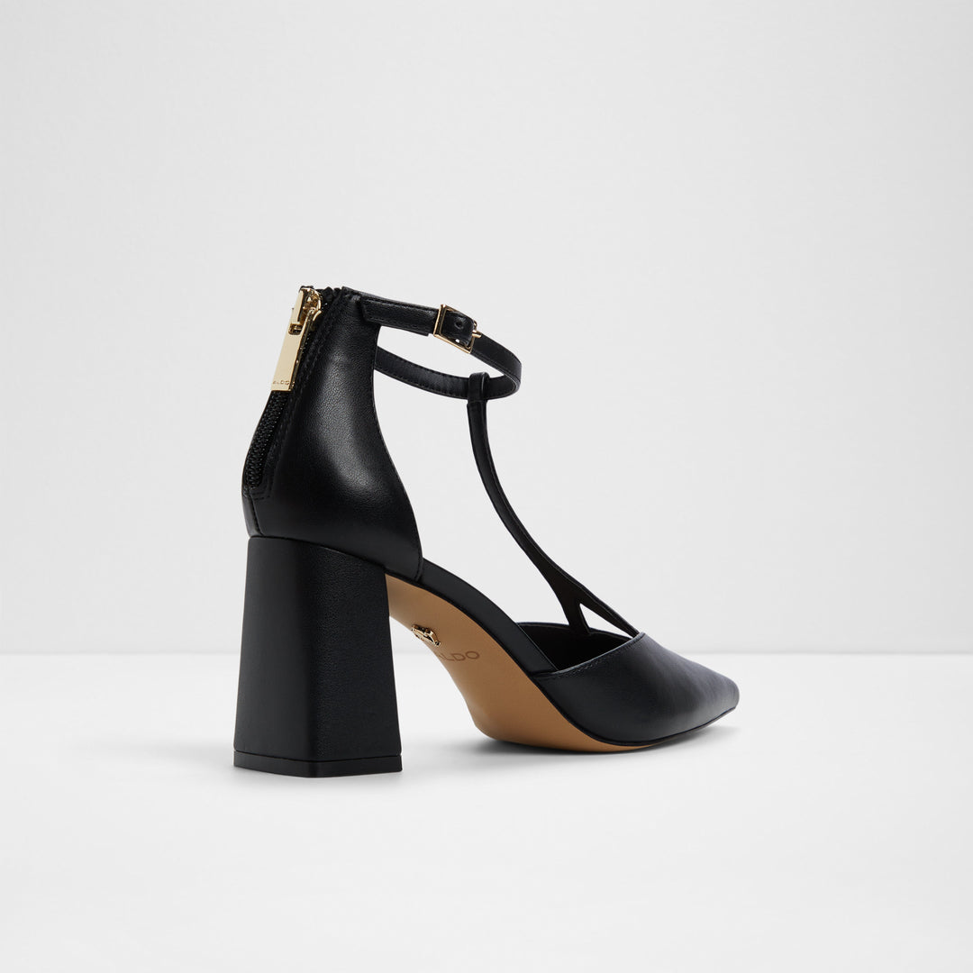 Sapatos em preto, salto em bloco - JESABEL