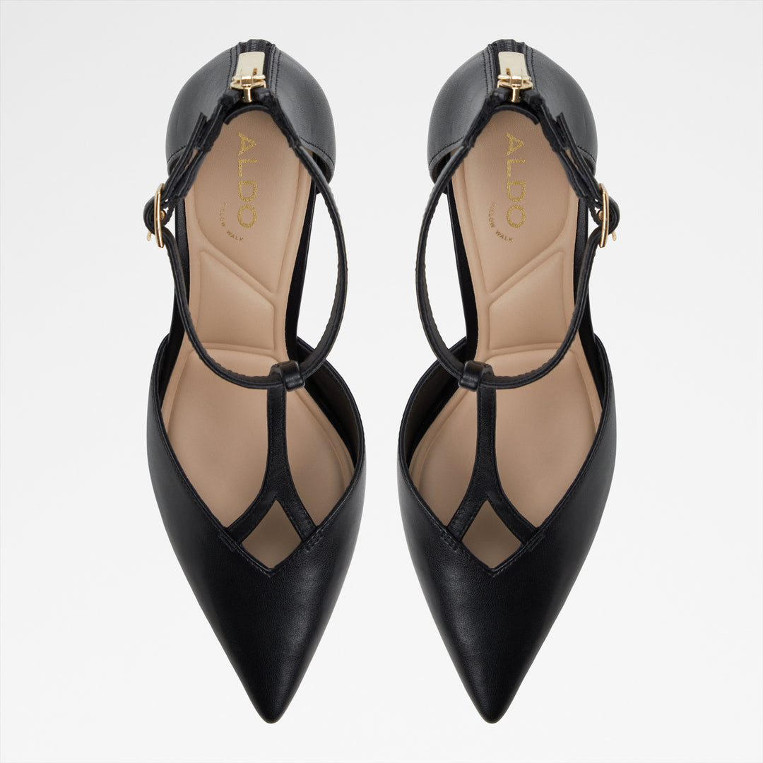 Sapatos em preto, salto em bloco - JESABEL