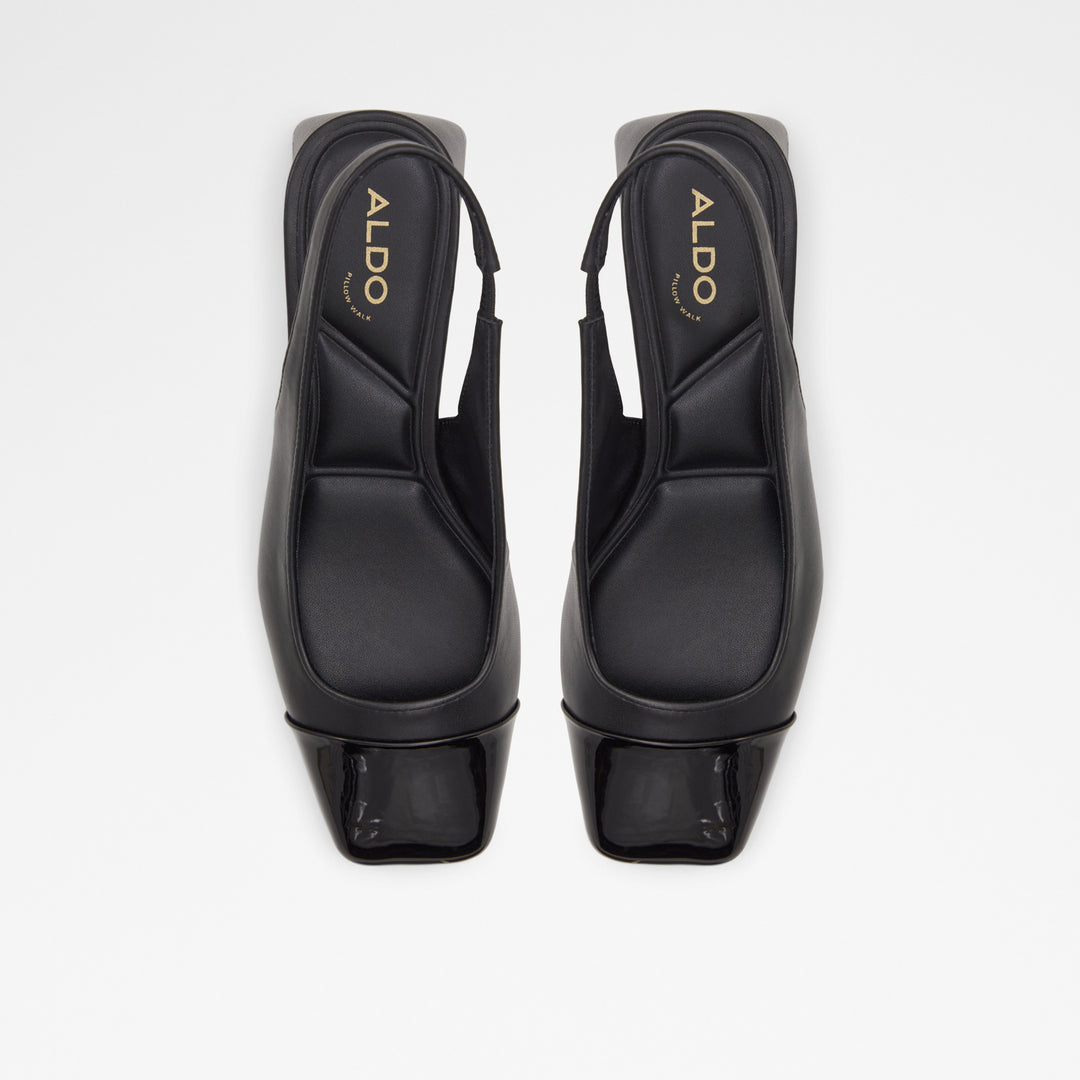 Sapatos em preto, salto em bloco - JILL