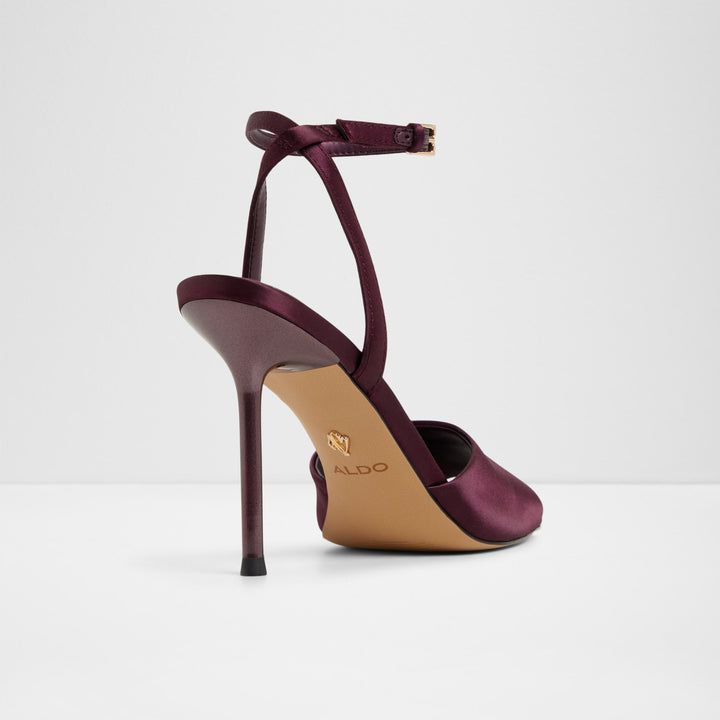 Sandálias em bordô, salto fino - KAIASIEN