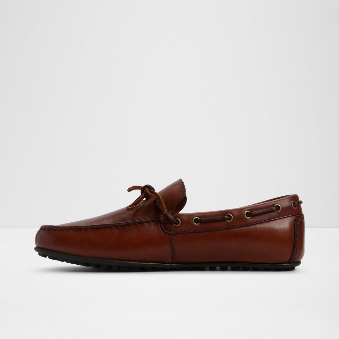 Sapatos de vela em pele cognac - KALEB-IN