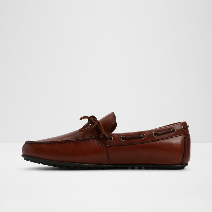 Sapatos de vela em pele cognac - KALEB-IN