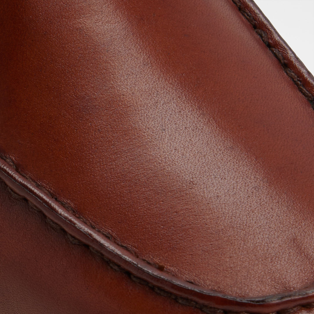 Sapatos de vela em pele cognac - KALEB-IN