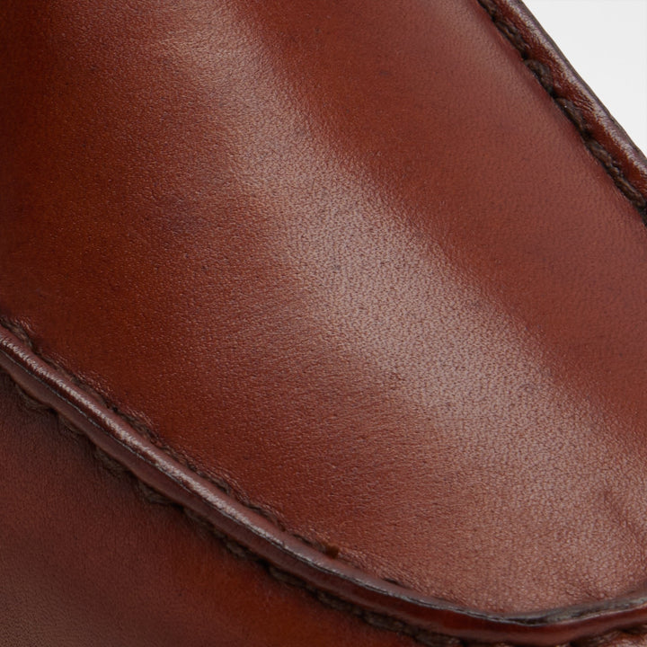 Sapatos de vela em pele cognac - KALEB-IN