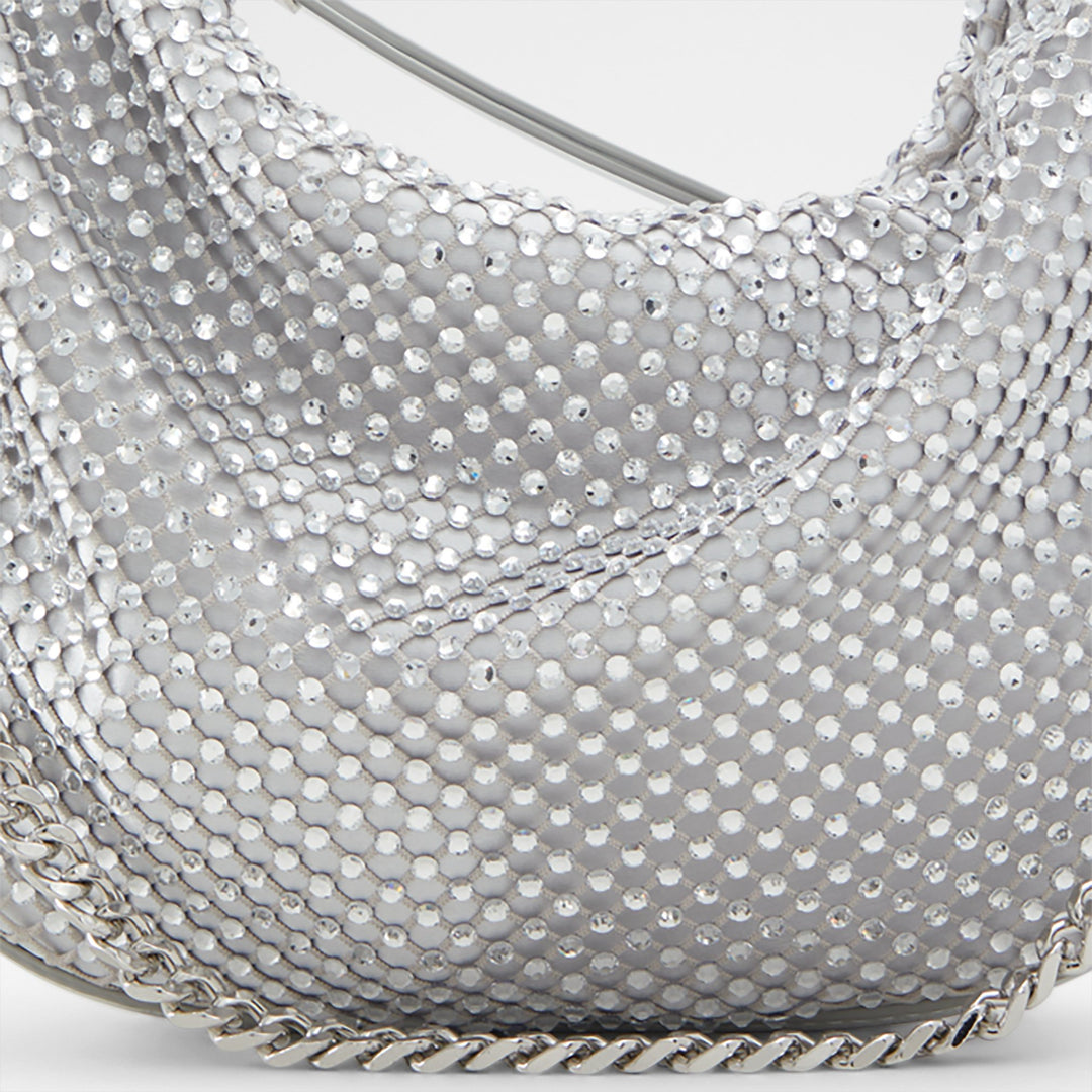 Mala de ombro em prateado - KASSLYN_SE