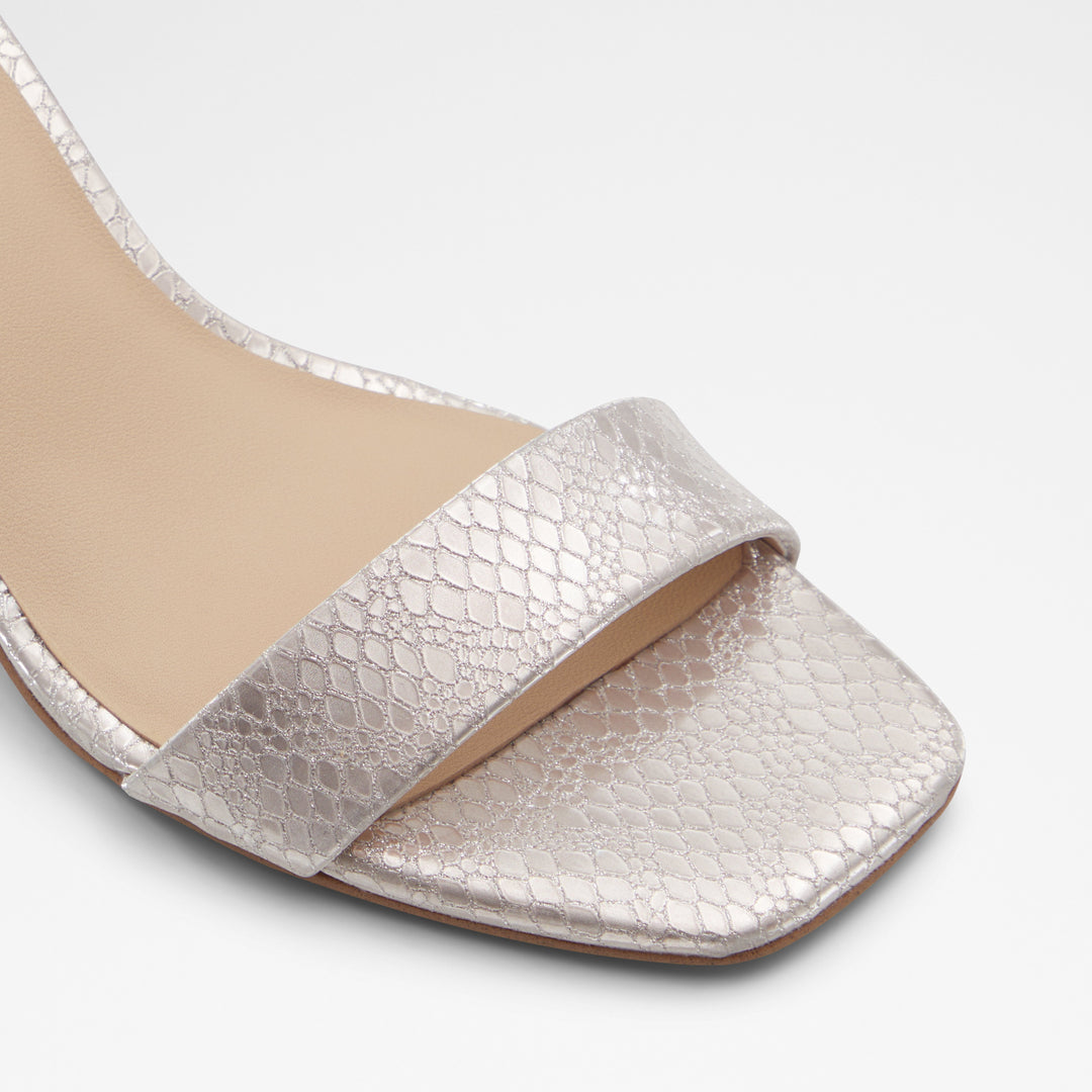 Sandálias em rosa dourado, salto em bloco - KEDEAVIEL