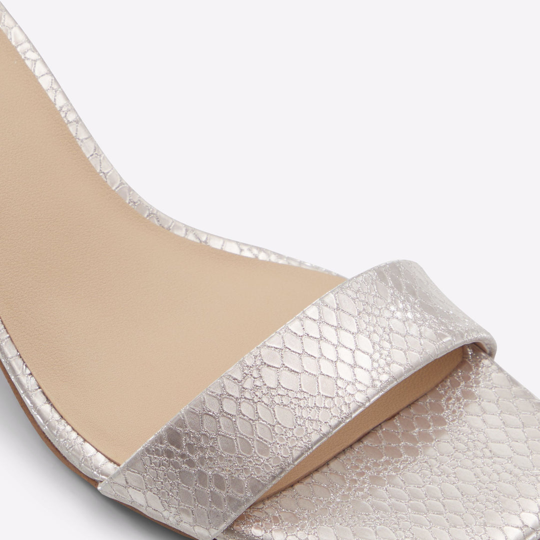 Sandálias em rosa dourado, salto em bloco - KEDEAVIEL