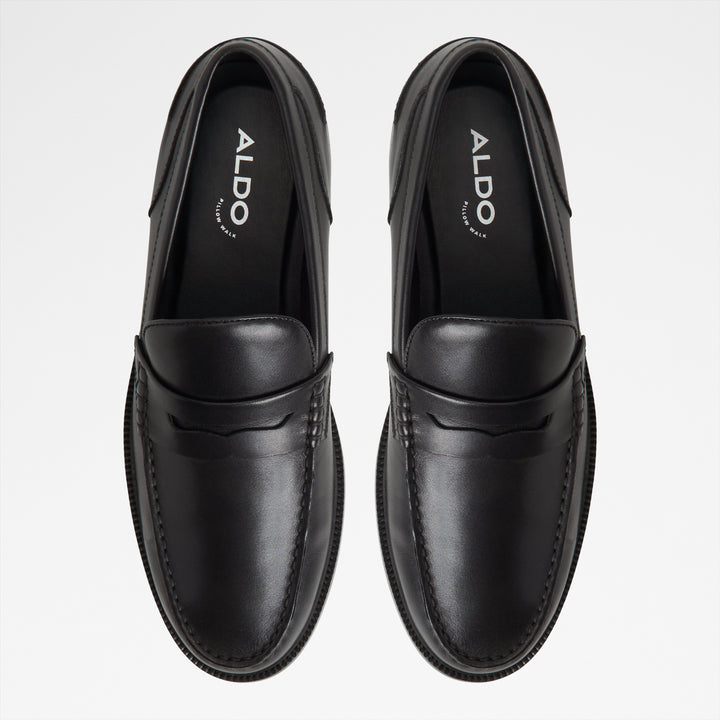 Mocassins em pele preto - KIERAN