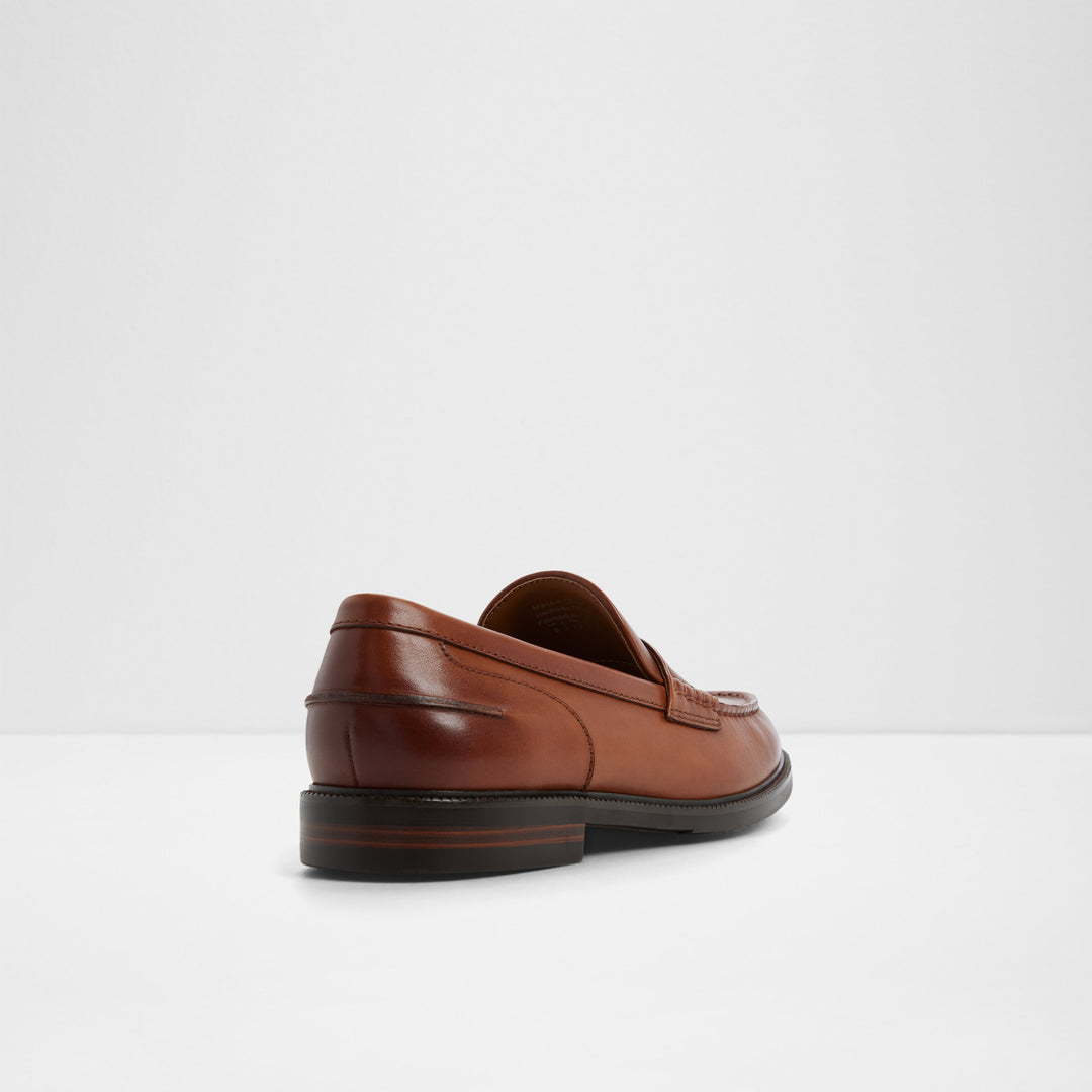 Mocassins em pele cognac - KIERAN