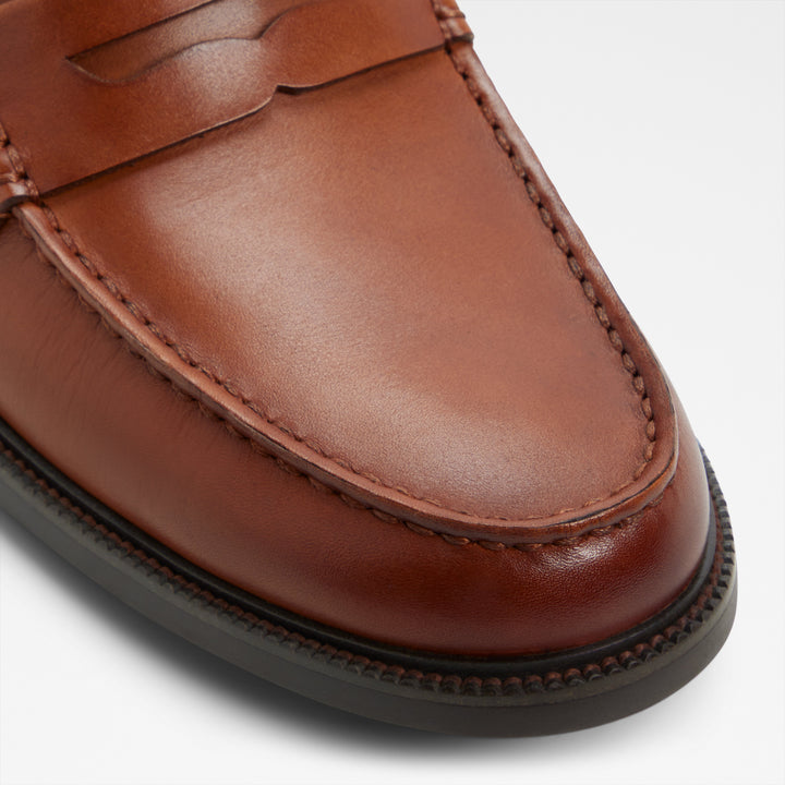 Mocassins em pele cognac - KIERAN