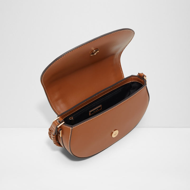 Mala de ombro em cognac - KIMYA