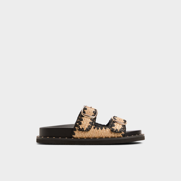 Sandálias rasas em preto - KRAVIS