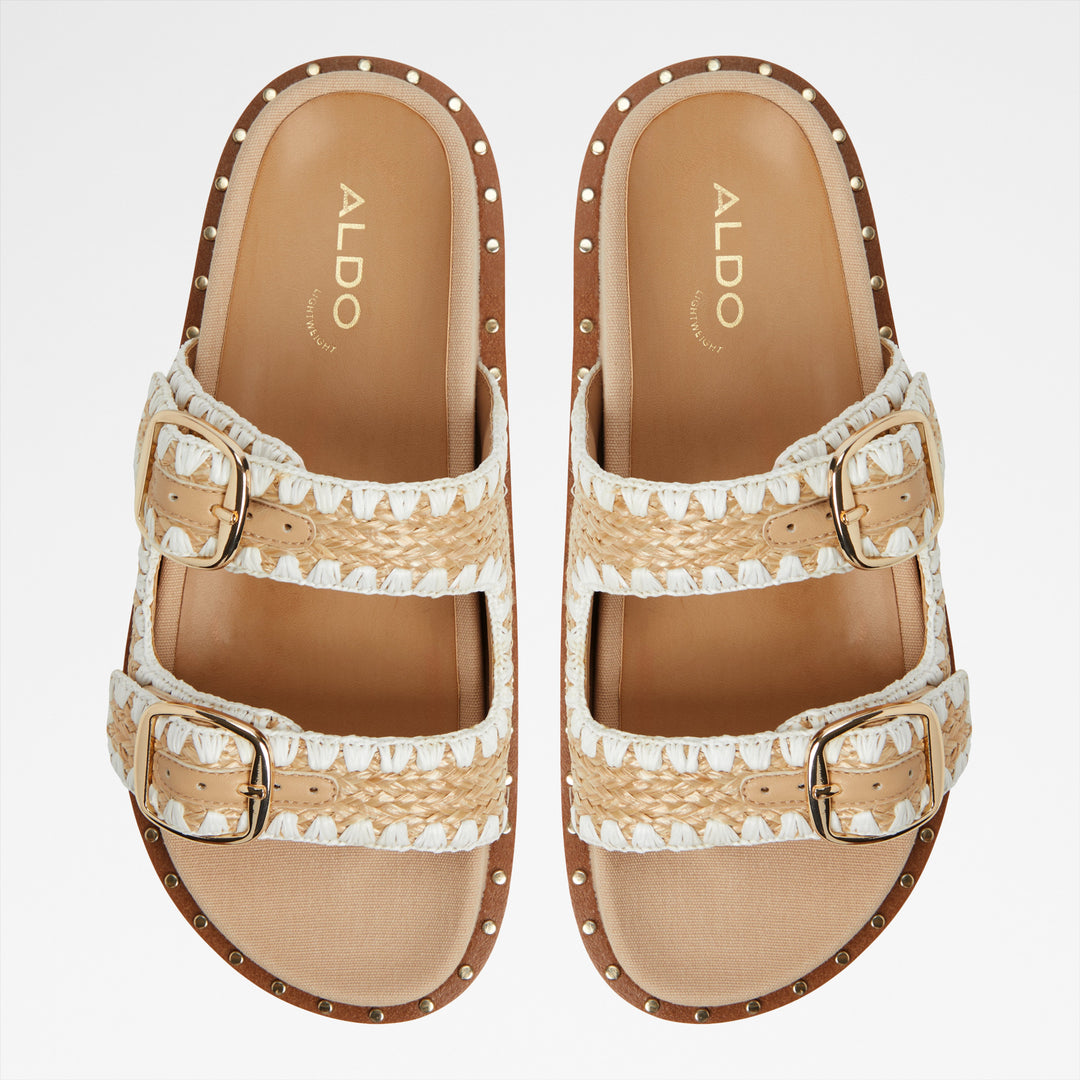 Sandálias rasas em bege - KRAVIS