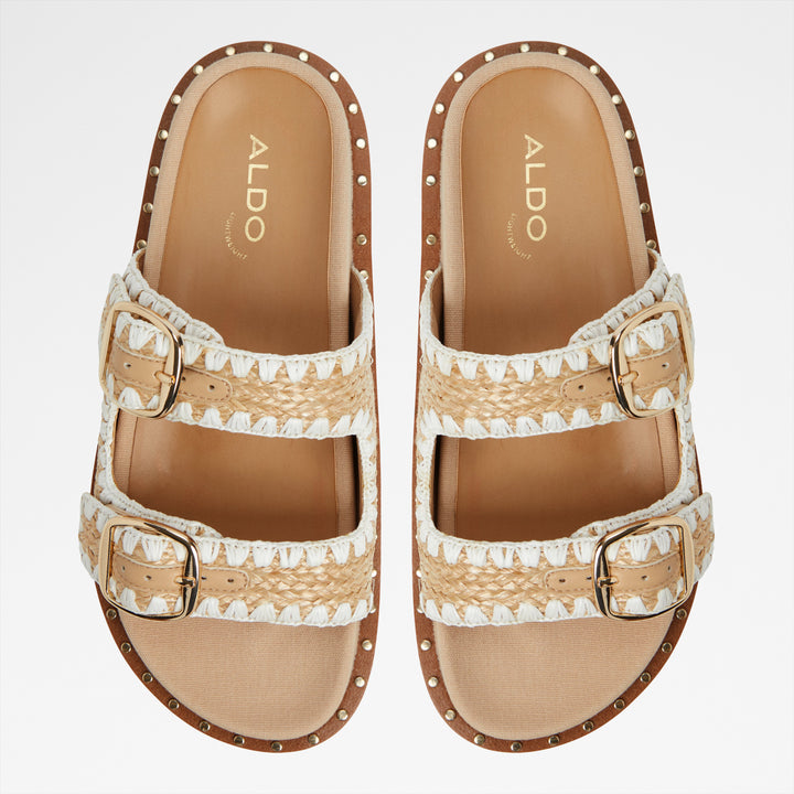 Sandálias rasas em bege - KRAVIS