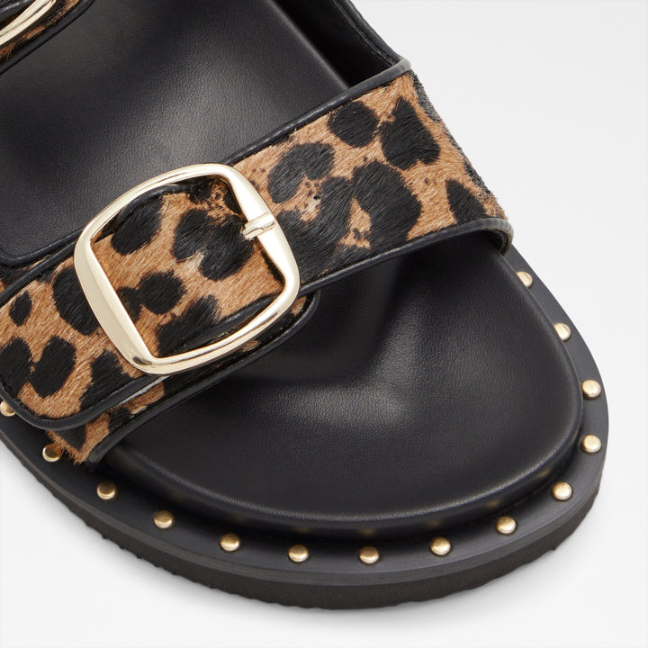 Sandálias rasas em pele multicor - KRAVIS