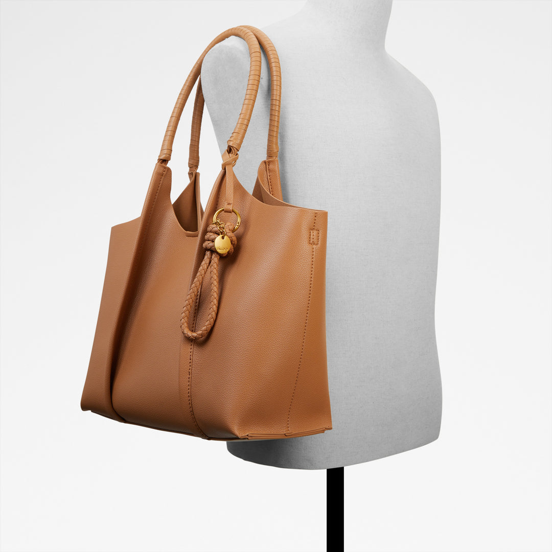 Mala de ombro em cognac - KYLINIA