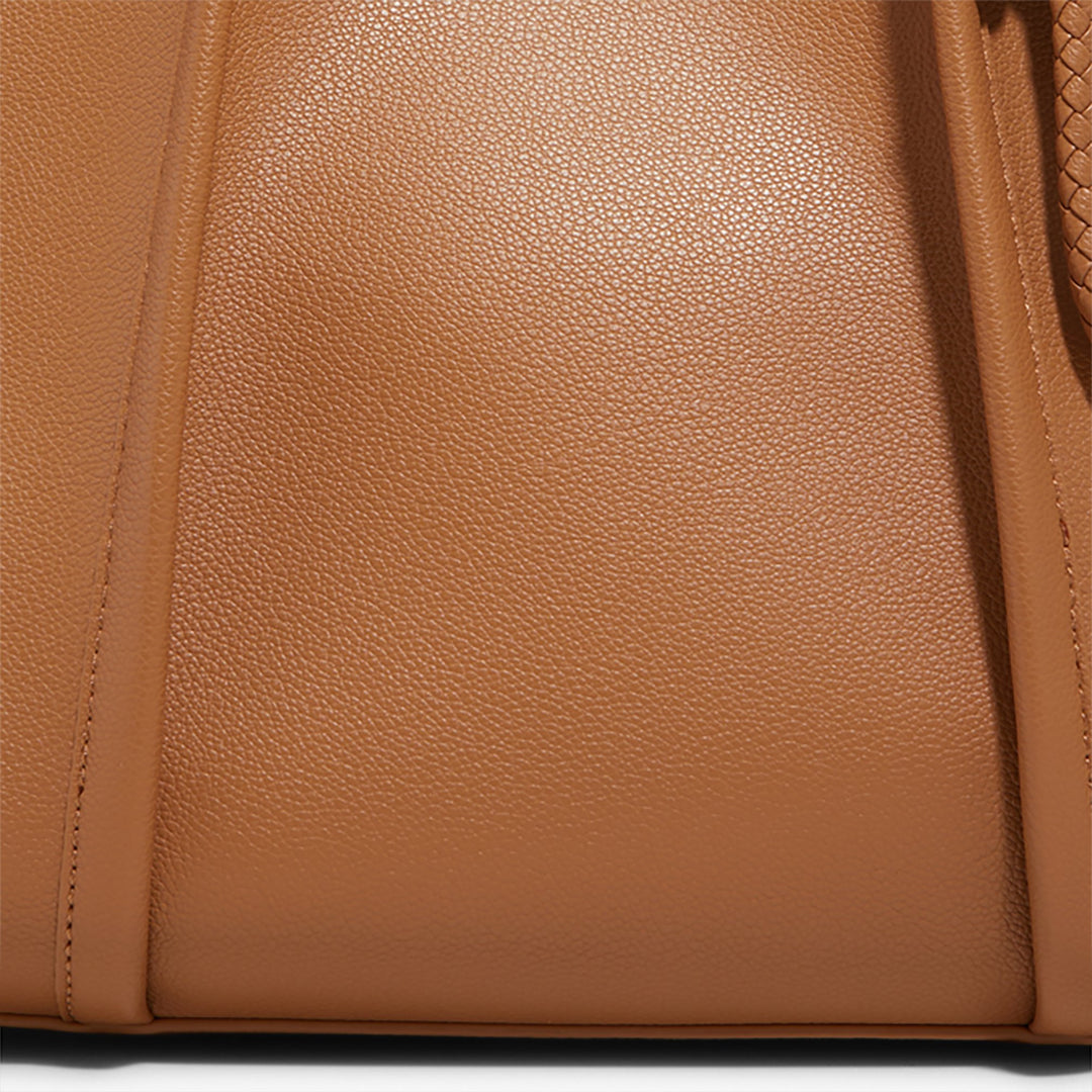 Mala de ombro em cognac - KYLINIA