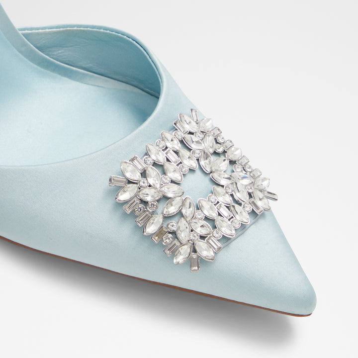 Sapatos em azul, salto fino - LAREINE