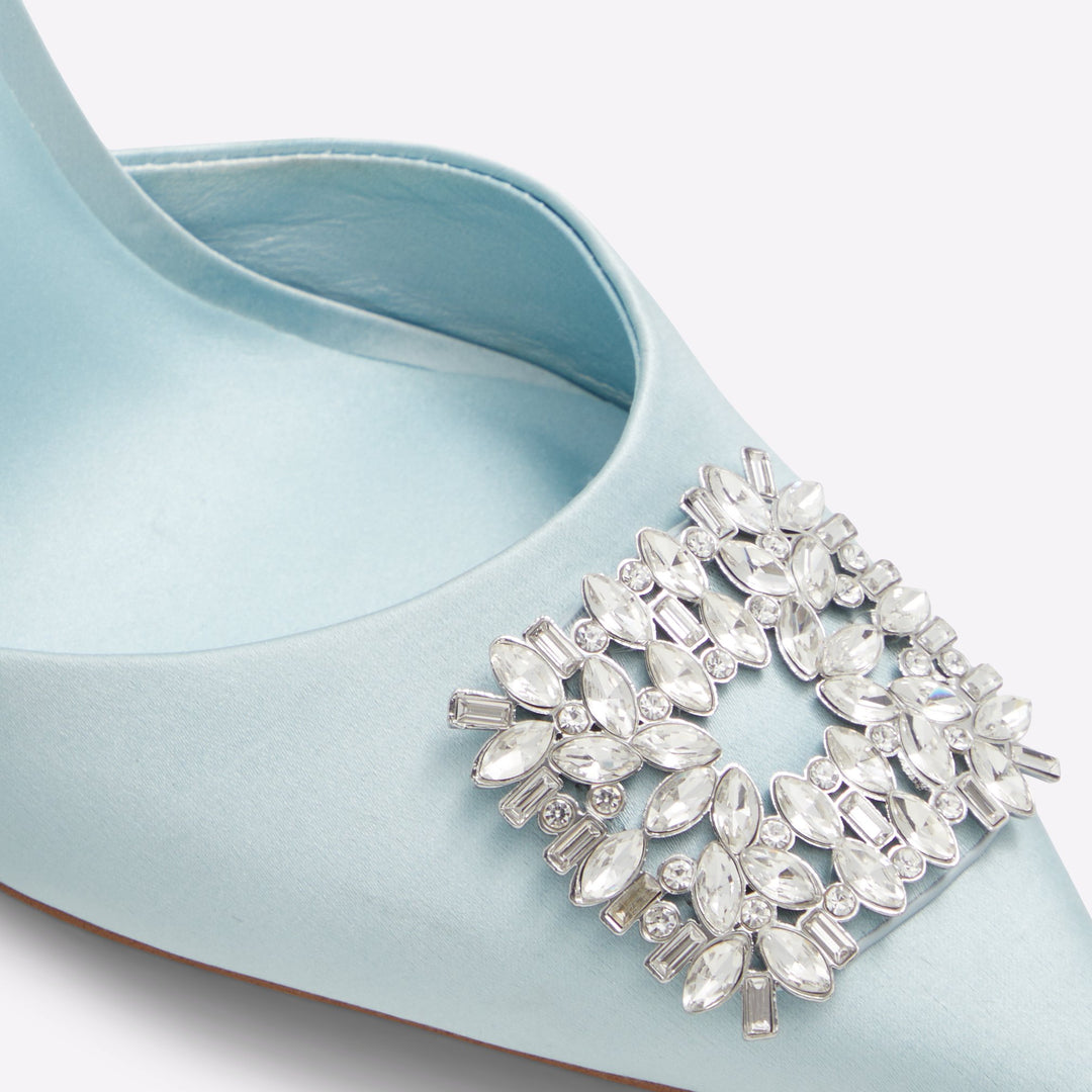 Sapatos em azul, salto fino - LAREINE