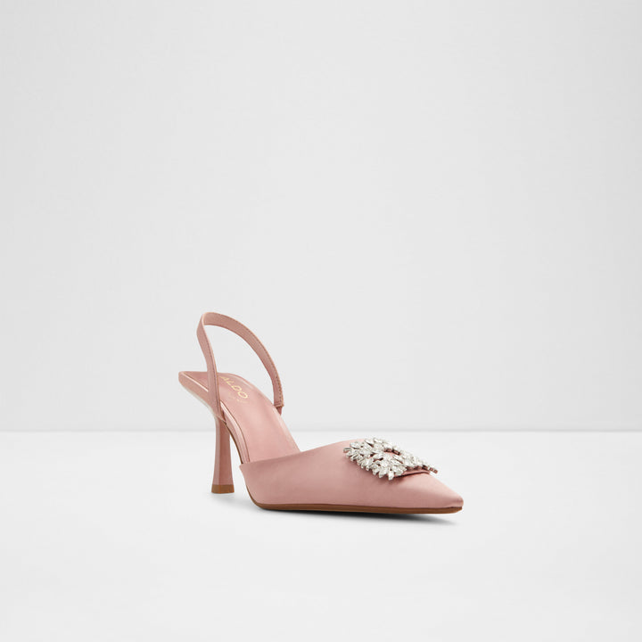 Sapatos em rosa, salto fino - LAREINE