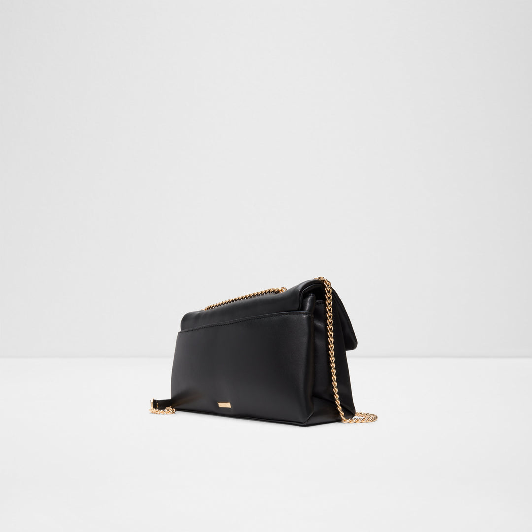 Mala de tiracolo em preto - LARGESOFTPUFF