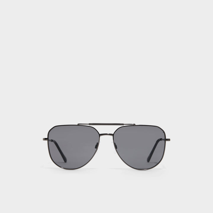 Óculos de Sol Aviador ALDO Pretos com Lentes Cinza