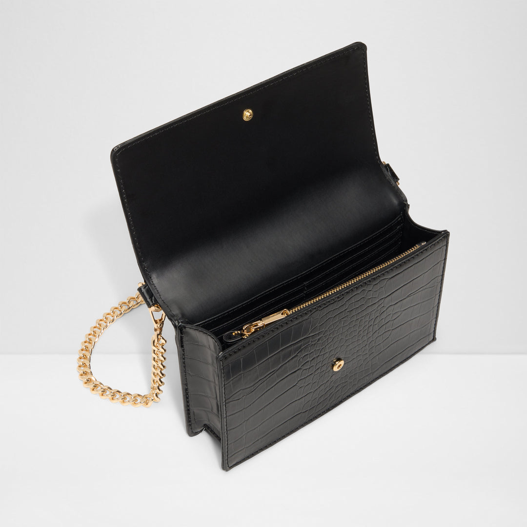 Mala de tiracolo em preto - LILITHA